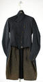 Tail coat, wool, silk, American