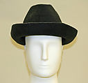 Hat, Vivienne Westwood (British, 1941–2022), wool (probably), British
