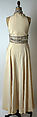 Evening dress, Norman Norell (American, Noblesville, Indiana 1900–1972 New York), silk, glass, American