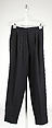 Suit, H. Harris (American), wool, silk, British