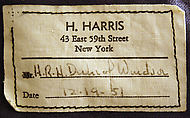Dinner suit, H. Harris (American), wool, American