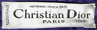 Evening dress, House of Dior (French, founded 1946), linen, polyester, French