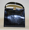Purse, leather, metal, American or European