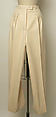 Ensemble, (a, b) Yves Saint Laurent (French, founded 1961), wool, leather, French