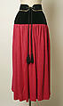 Evening ensemble, Yves Saint Laurent (French, founded 1961), silk, wool, leather, Lurex, chenille, metal, French