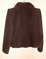 Evening ensemble, Yves Saint Laurent (French, founded 1961), (a) wool, silk; (b, c) silk; (d, e) metal, glass, French