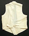 Waistcoat, cotton, American
