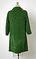 Evening coat, House of Balenciaga (French, founded 1937), silk, Spanish