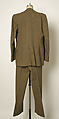Suit, wool, American