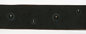 Belt, Attributed to House of Lanvin (French, founded 1889), leather, steel, French