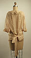 Blouse, Attributed to Maggy Besançon de Wagner (French, 1896–1971), silk, cotton, probably French