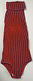 Bathing suit, Rudi Gernreich (American (born Austria), Vienna 1922–1985 Los Angeles, California), wool, cotton, elastic, American