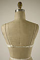 Brassiere, Rudi Gernreich (American (born Austria), Vienna 1922–1985 Los Angeles, California), nylon, spandex (probably), elastic, American
