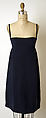 Evening dress, James Galanos (American, Philadelphia, Pennsylvania, 1924–2016 West Hollywood, California), wool, silk, American