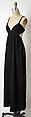 Evening dress, James Galanos (American, Philadelphia, Pennsylvania, 1924–2016 West Hollywood, California), silk, American