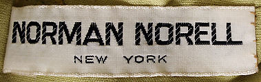 Evening dress, Norman Norell (American, Noblesville, Indiana 1900–1972 New York), plastic, silk, American