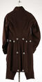 Court suit, wool, steel, probably British