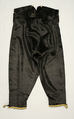 Breeches, silk, probably British