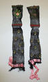 Mitts, cotton, silk, American or European