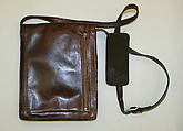 Shoulder bag, Saks Fifth Avenue (American, founded 1924), leather, Italian