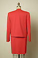 Suit, Stephen Sprouse (American, 1953–2004), wool, American