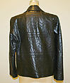 Jacket, Calvin Klein, Inc. (American, founded 1968), leather, American