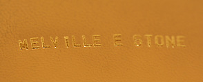 Boater, straw, silk, leather, American