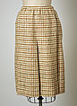 Ensemble, House of Balenciaga (French, founded 1937), wool, linen, silk, French