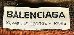 Ensemble, House of Balenciaga (French, founded 1937), wool, linen, silk, French