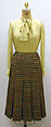 Suit, House of Chanel (French, founded 1910), (a, b) wool; (c) silk, French