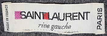 Jacket, Yves Saint Laurent (French, founded 1961), wool, French