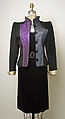 Evening ensemble, Yves Saint Laurent (French, founded 1961), silk, wool, French