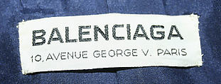 Ensemble, House of Balenciaga (French, founded 1937), linen, French