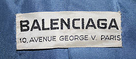 Coat, House of Balenciaga (French, founded 1937), wool, French