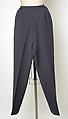 Trousers, House of Balenciaga (French, founded 1937), wool, French