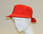 Hat, House of Balenciaga (French, founded 1937), cotton, French