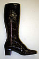 Boots, René Mancini  French, leather, plastic (polyurethane), French