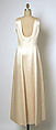 Evening ensemble, (a, b) House of Balenciaga (French, founded 1937), silk, French