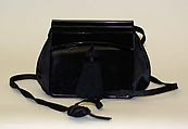 Purse, Barbara R. Bolan, plastic, silk, American