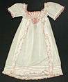 Dress, cotton, probably British