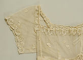 Dress, silk, cotton, British