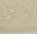 Dress, silk, cotton, British