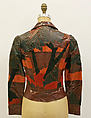 Jacket, Norma Kamali (American, born 1945), leather, synthetic, reptile skin, American