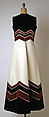 Evening dress, House of Balmain (French, founded 1945), silk, cotton, polyester, French