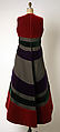 Evening dress, House of Balmain (French, founded 1945), polyester, cotton, French