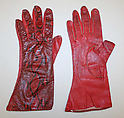 Accessory set, Dominick LaValle, snakeskin, metal, leather, American