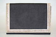 Accessory set, Dominick LaValle, leather, lizard skin, silk, American