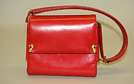 Shoulder bag, Judith Leiber  American, leather, metal, American