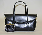 Purse, Judith Leiber  American, leather, silk, American
