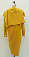 Dress, OMO Norma Kamali (American, founded 1977), leather, American